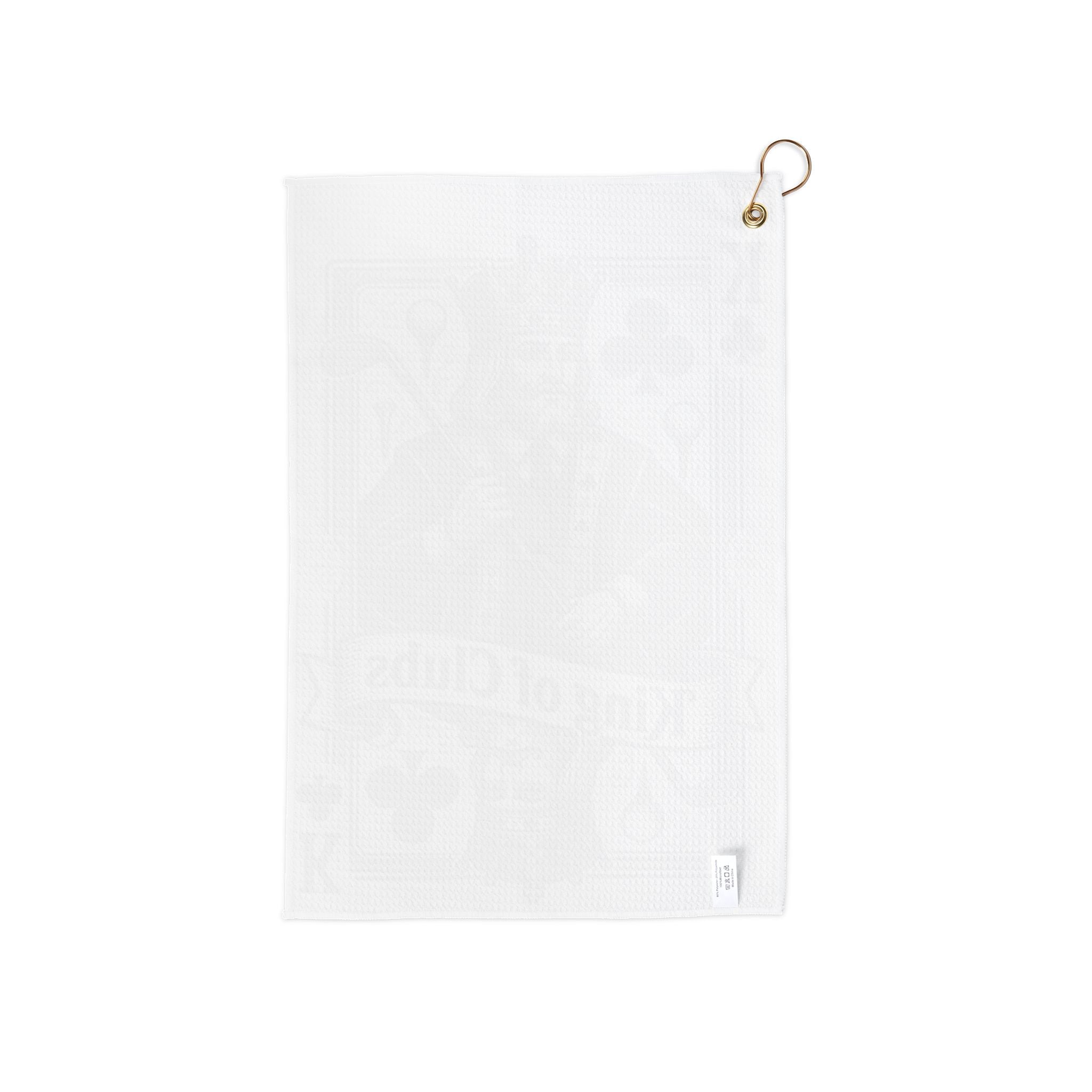 King of Clubs Golf Towel — Playing Card Golf Towel with Grommet