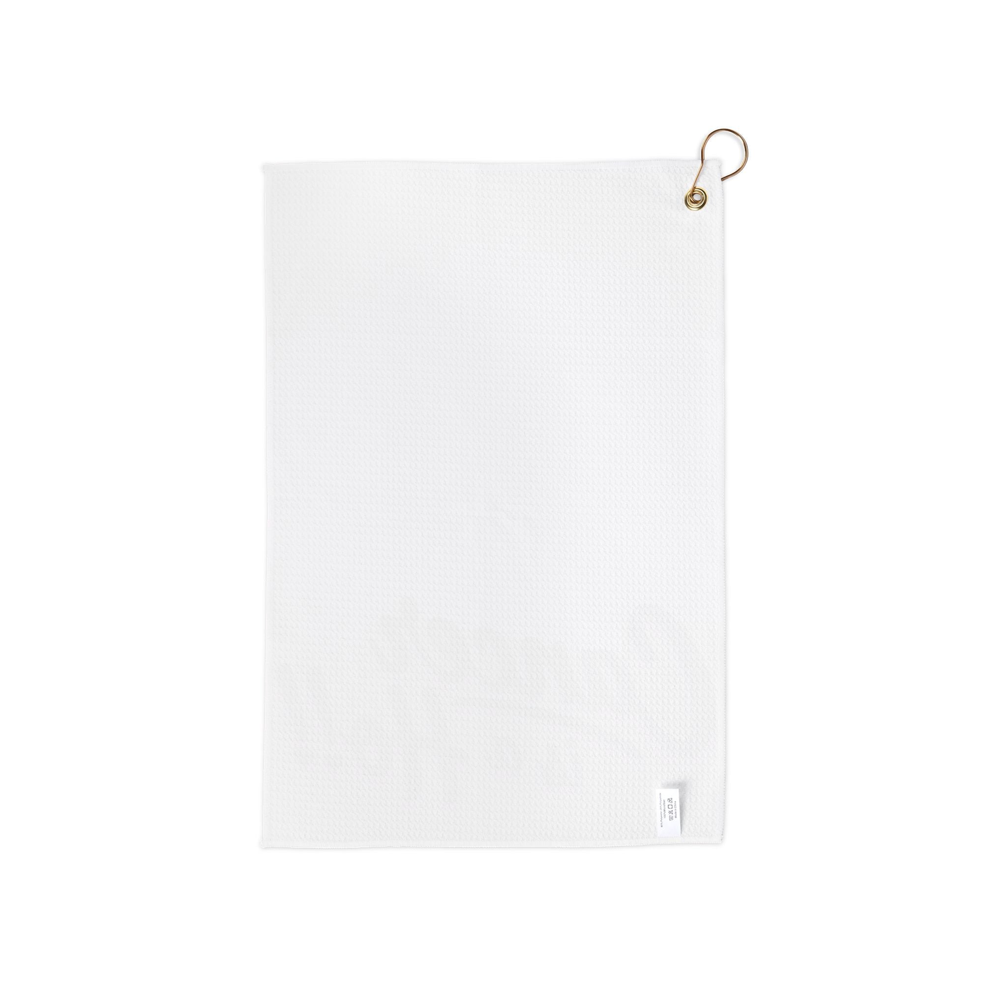 Cancer Is a Ho!! Pink Golf Towel — Funny Cancer Awareness Golf Accessory