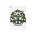 Mayor of Pound Town Golf Towel – Funny Golf Club Towel with Crowned Golf Ball Design