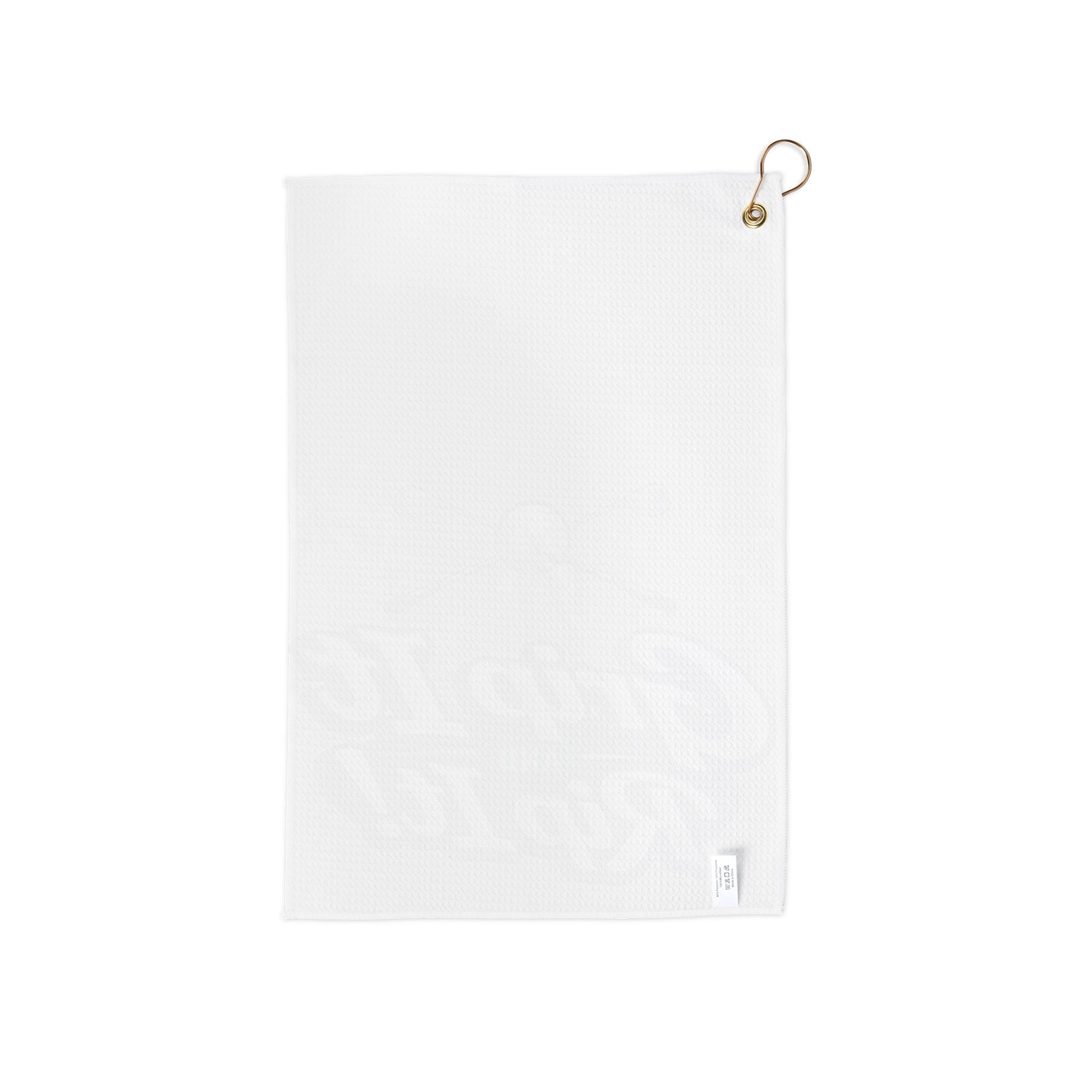 Grip It and Rip It! Golf Towel — Microfiber Golf Club Cleaning Towel with Grommet & Hook