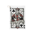 King of Clubs Golf Towel — Playing Card Golf Towel with Grommet