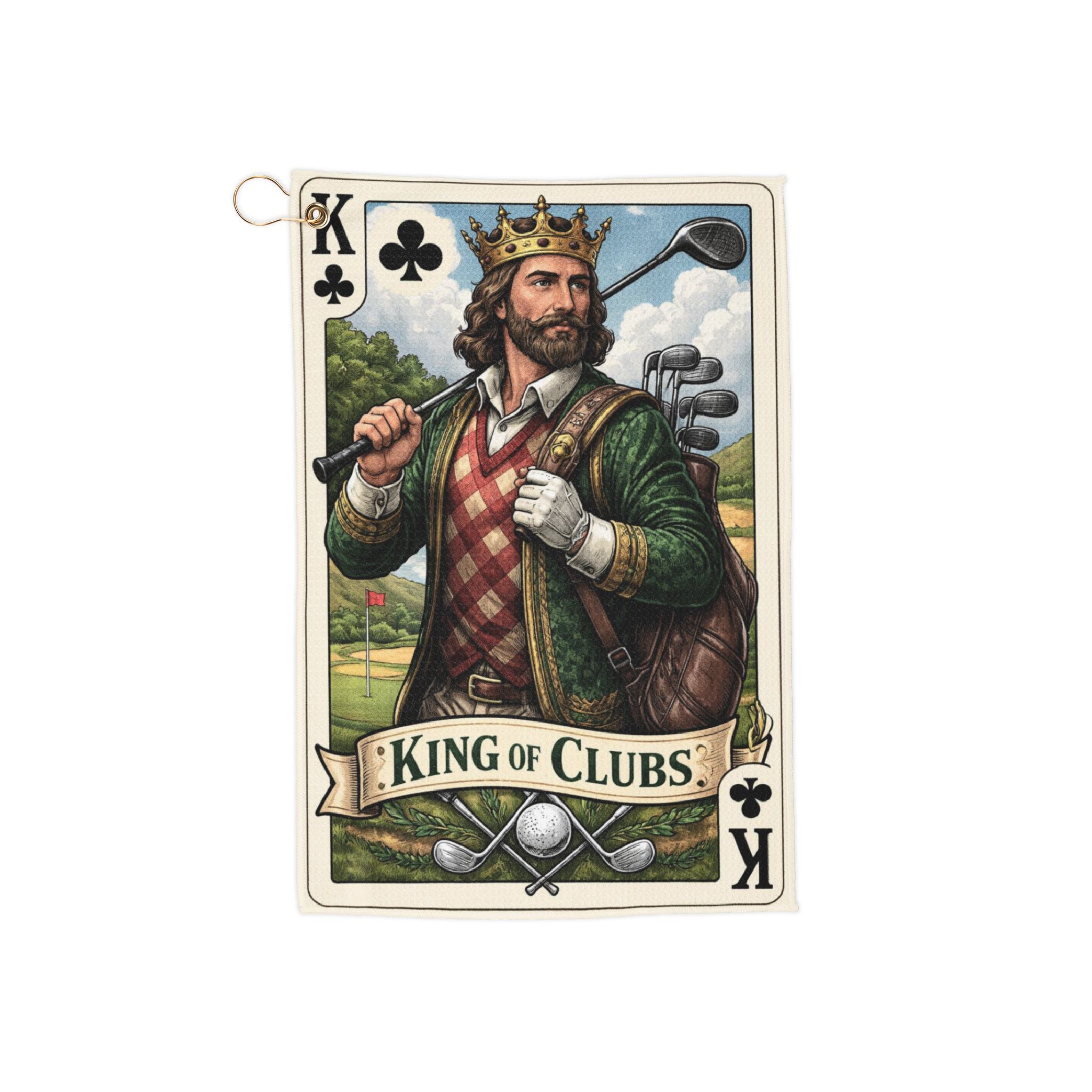 King of Clubs Golf Towel