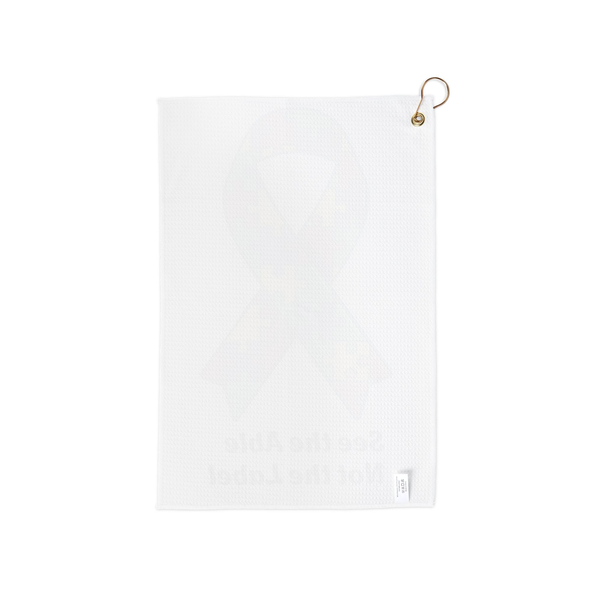 Autism Awareness Golf Towel — See the Able Not the Label Puzzle Ribbon