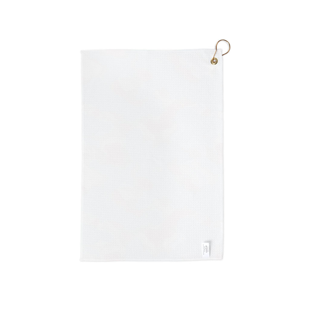 Aqua Coral Camo Golf Towel