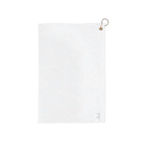 Aqua Coral Camo Golf Towel