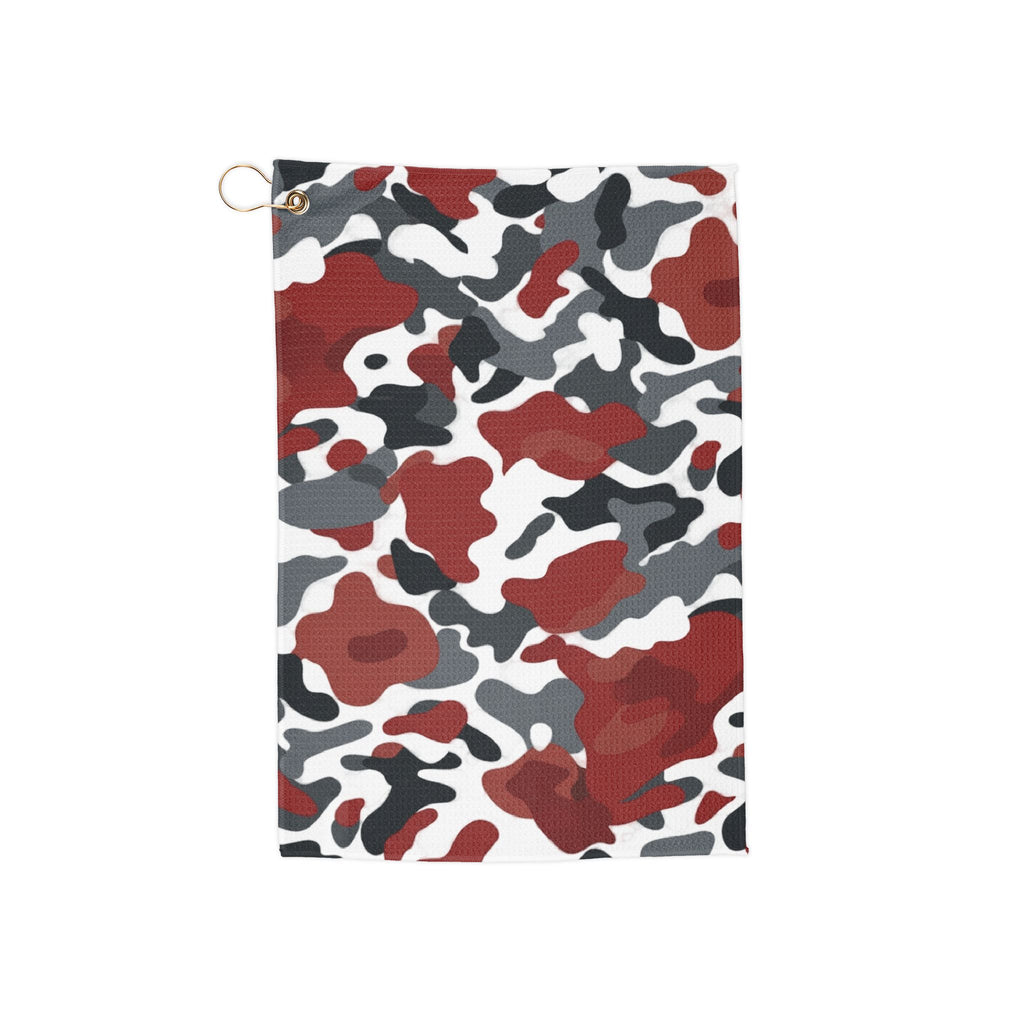 Pink Camo Golf Towel – Microfiber Golf Club & Grip Towel with Grommet Ring