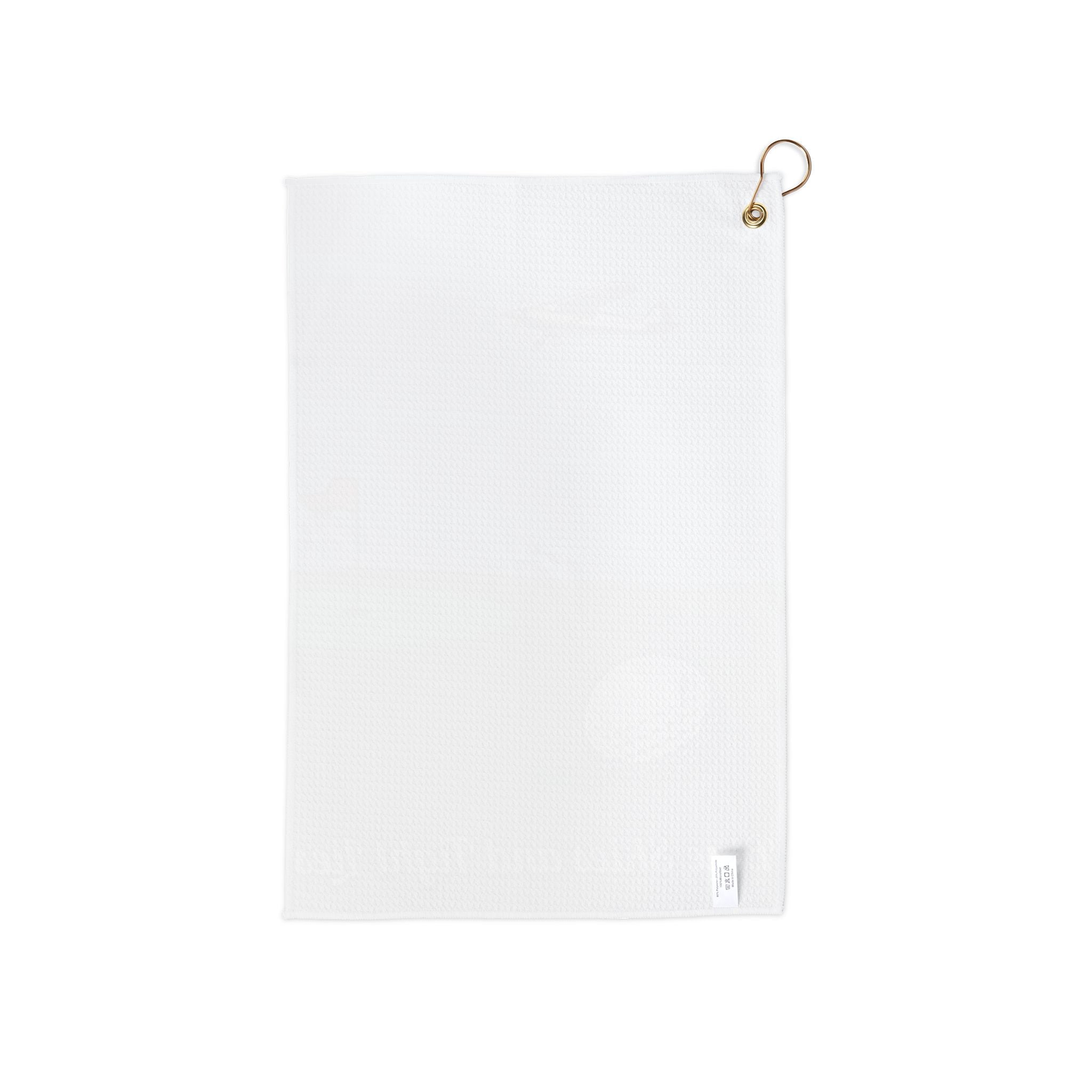 Blue Skies and Tight Lies Golf Towel — Airplane Golf Course Design