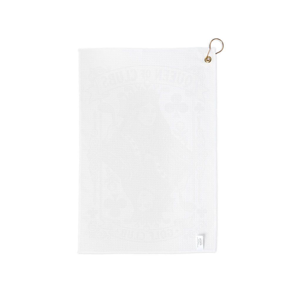 Queen of Clubs Golf Towel – Playing Card Golf Club Tee Towel with Clip